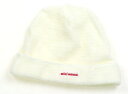 ミキハウス miki HOUSE 帽子 Hat/Cap 白、赤いロゴ 子供服 ベビー服 キッズ アウトレット ユーズド 【中古】キッズ・ベビー・マタニティ