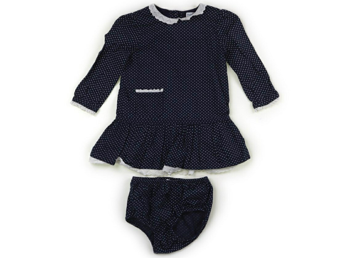 ラルフローレン Ralph Lauren ワンピース 90 女の子 ネイビー×ブルードット 子供服 ベビー服 キッズ ア..