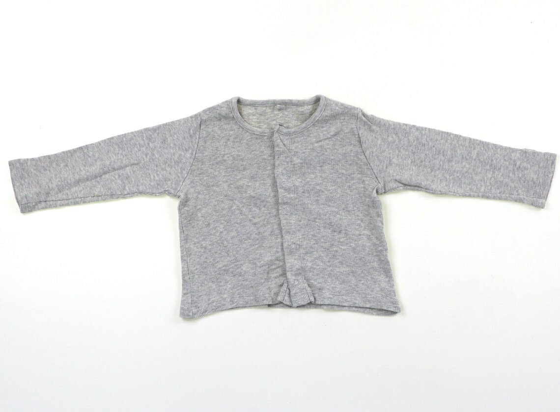 プチバトー PETIT BATEAU カーディガン 80 女の子 ライトグレー 子供服 ベビー服 キッズ アウトレット ユーズド 【中古】キッズ・ベビー・マタニティ