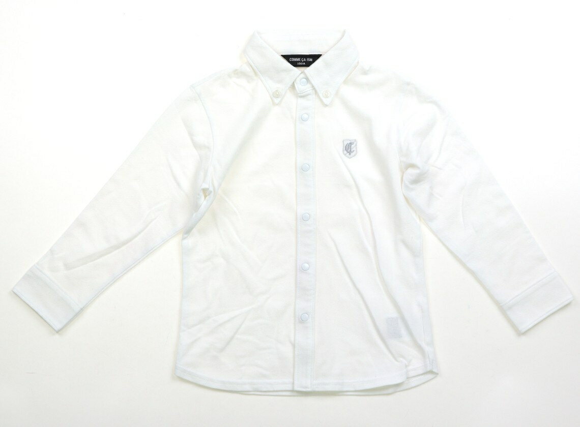 コムサイズム COMME CA ISM シャツ・ブラウス 100 男の子 白 子供服 ベビー服 キッズ アウトレット ユーズド 【中古】キッズ・ベビー・マタニティ