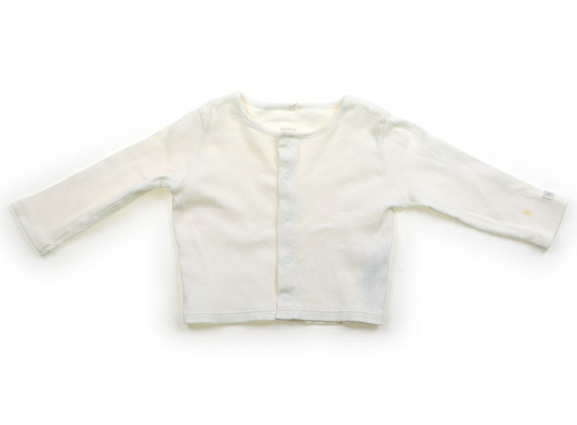 プチバトー PETIT BATEAU カーディガン 70 女の子 ホワイト 子供服 ベビー服 キッズ アウトレット ユーズド 【中古】キッズ・ベビー・マタニティ