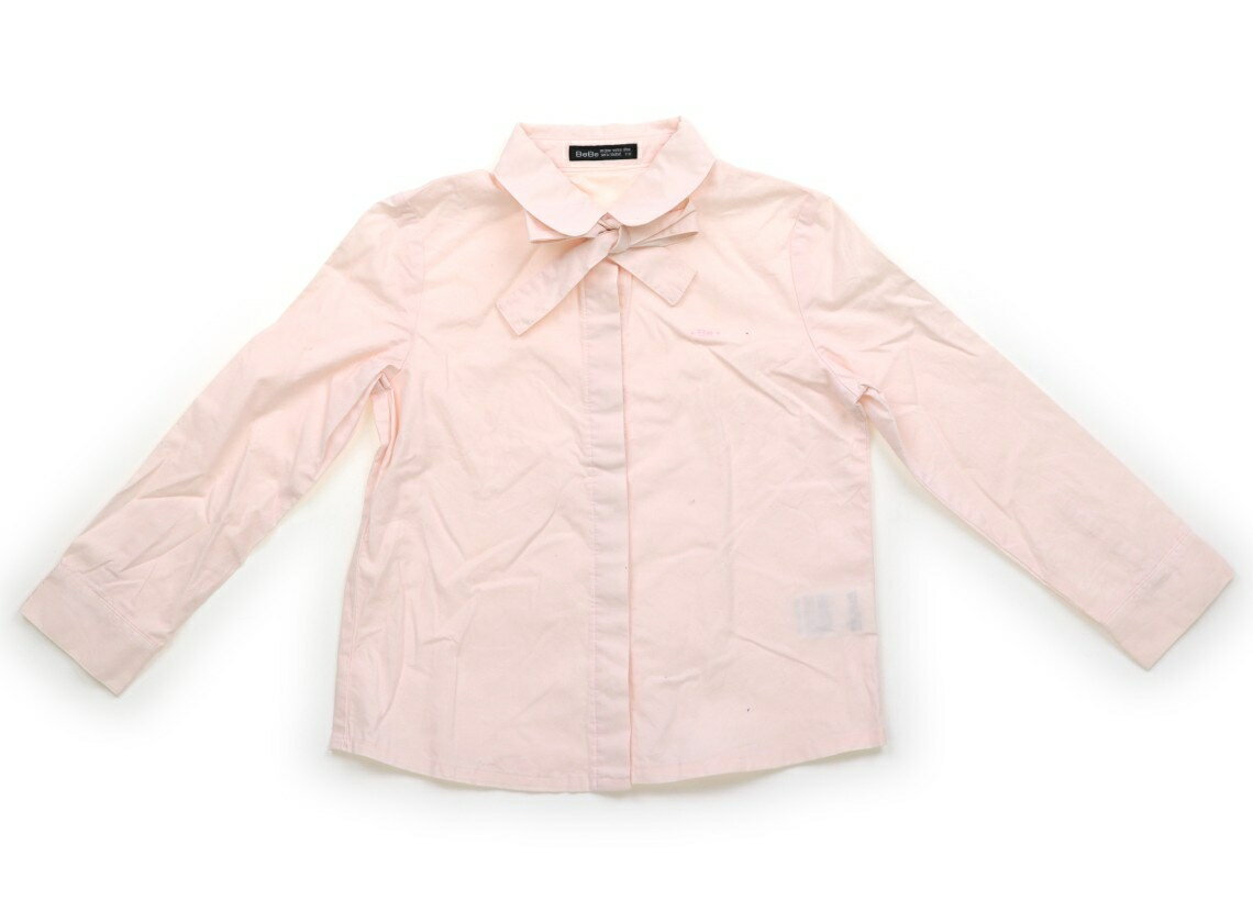 べべ BeBe シャツ・ブラウス 110 女の子 ペールピンク 子供服 ベビー服 キッズ アウトレット ユーズド 【中古】キッズ・ベビー・マタニティ