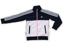 アディダス Adidas スポーツウェア・ダンスウェア 140 女の子 紺・ピンク・白・水玉 子供服 ベビー服 キッズ アウトレット ユーズド 【中古】キッズ・...