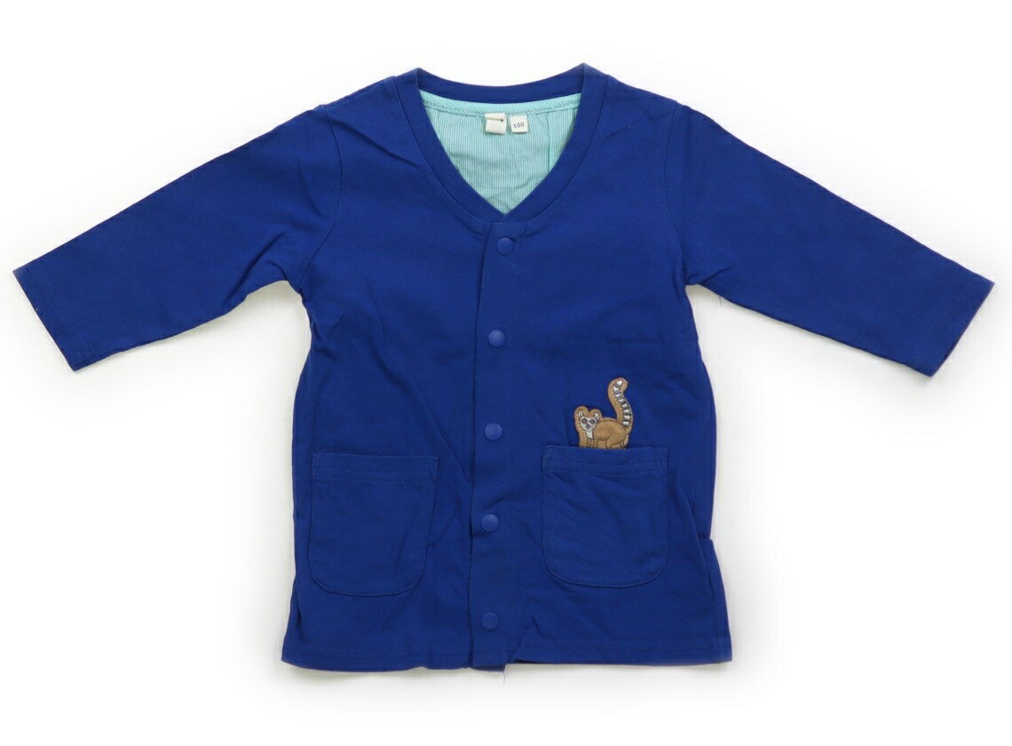 ラーゴム Lagom カーディガン 100 男の子 青 子供服 ベビー服 キッズ アウトレット ユーズド 【中古】..