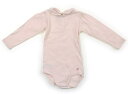 プチバトー PETIT BATEAU ロンパース 80 女の子 ライトピンク 子供服 ベビー服 キッズ アウトレット ユーズド 【中古】キッズ・ベビー・マタニテ...
