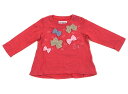 ミキハウス miki HOUSE Tシャツ・カットソー 90 女の子 ピンク・リボン 子供服 ベビー服 キッズ アウトレット ユーズド 【中古】キッズ・ベビー・マタニティ(4)