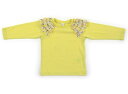 アプレレクール apres les cours Tシャツ・カットソー 90 女の子 イエロー・花柄 子供服 ベビー服 キッズ アウトレット ユーズド 【中古】キッズ・ベビー・マタニティ(4)