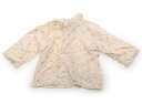 ボンポワン bonpoint シャツ・ブラウス 70 女の子 ベージュ×ゴールドドット 子供服 ベビー服 キッズ アウトレット ユーズド 【中古】キッズ・ベビー・マタニティ