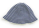 シップス SHIPS 帽子 Hat/Cap 女の子 白・紺ボーダー、リボン 子供服 ベビー服 キッズ アウトレット ユーズド 【中古】キッズ・ベビー・マタニティ