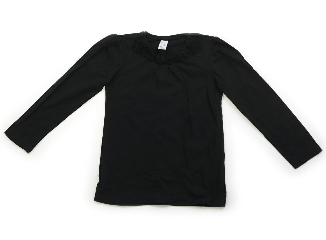 Rakuten - ザラ ZARA Tシャツ・カットソー 110 女の子 黒、花 子供服 ベビー服 キッズ アウトレット ユーズド 【中古】キッズ・ベビー・マタニティ