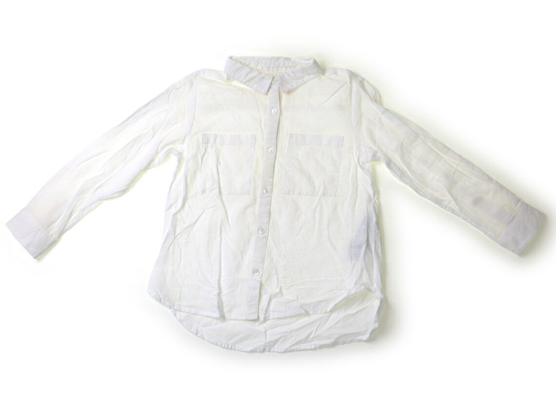 ザラ ZARA シャツ・ブラウス 110 女の子 ホワイト 子供服 ベビー服 キッズ アウトレット ユーズド 【中古】キッズ・ベビー・マタニティ