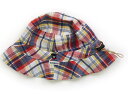ダブルB Double B 帽子 Hat/Cap 男の子 アイボリー ネイビー 朱色 黄色 チェック 子供服 ベビー服 キッズ アウトレット ユーズド 【中古】...