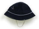 べべ BeBe 帽子 Hat/Cap 男の子 ネイビー、紺白チェック 子供服 ベビー服 キッズ アウトレット ユーズド 【中古】キッズ・ベビー・マタニティ