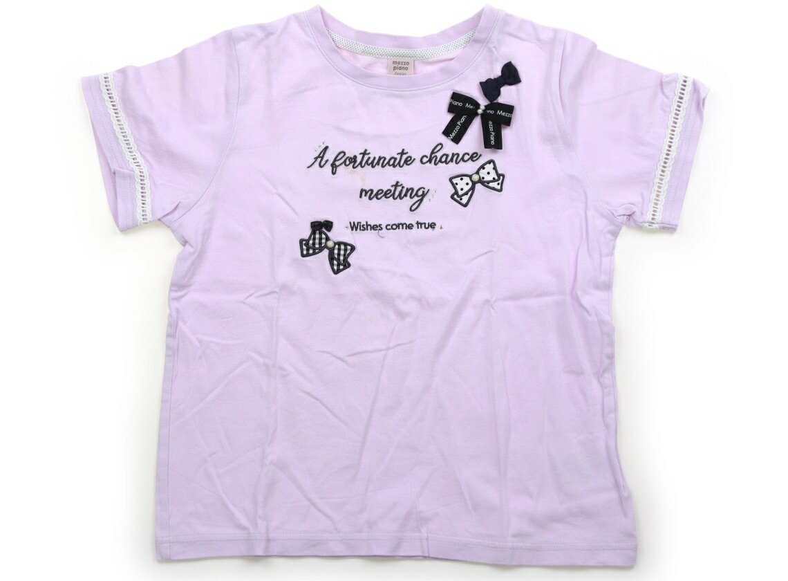 メゾピアノ mezzo piano Tシャツ・カットソー 160 女の子 ラベンダー 子供服 ベビー服 キッズ アウトレット ユーズド 【中古】キッズ・ベビー・マタニティ