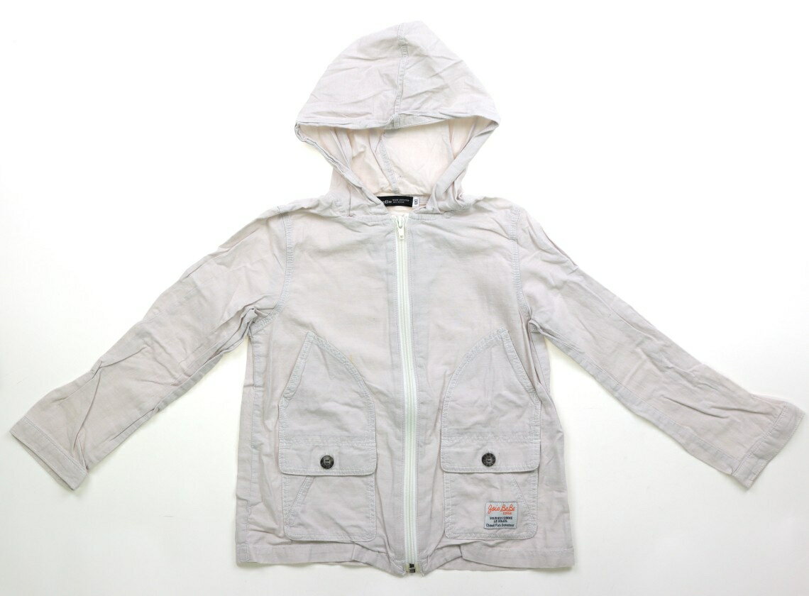 べべ BeBe パーカー 120 男の子 ライトグレー 子供服 ベビー服 キッズ アウトレット ユーズド 【中古】..
