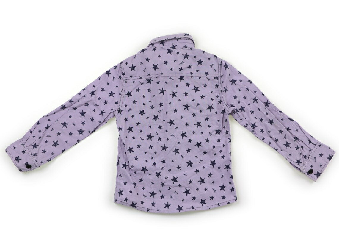 べべ BeBe シャツ・ブラウス 120 男の子 ラベンダー、ネイビー、星柄 子供服 ベビー服 キッズ アウトレット ユーズド 【中古】キッズ・ベビー・マタニティ