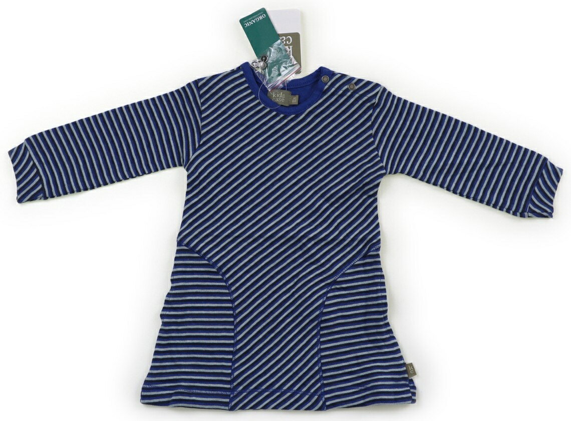 キッズケース KIDS CASE チュニック 80 女の子 ブルー系ボーダー 子供服 ベビー服 キッズ アウトレット..
