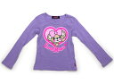 アースマジック EARTHMAGIC Tシャツ・カットソー 130 女の子 パープル 子供服 ベビー服 キッズ アウトレット ユーズド 【中古】キッズ・ベビー・...
