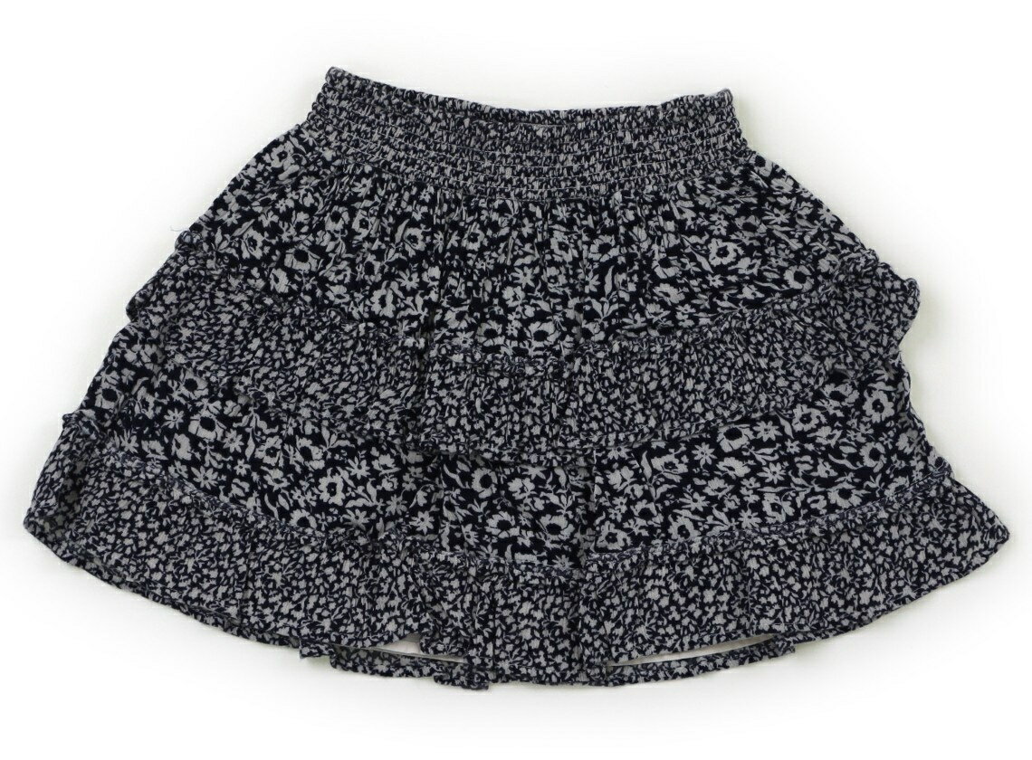 ポロラルフローレン POLO RALPH LAUREN スカート 110 女の子 紺、花 子供服 ベビー服 キッズ アウトレット ユーズド 【中古】キッズ・ベビー・マタニティ
