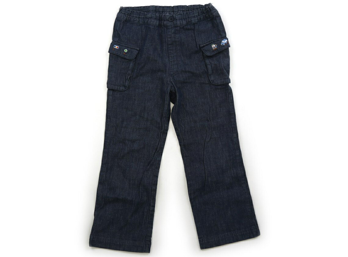 ファミリア familiar ジーンズ 110 女の子 ブルー 子供服 ベビー服 キッズ アウトレット ユーズド 【中..