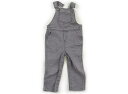 プチバトー PETIT BATEAU ベビーオーバーオール 80 男の子 グレー 子供服 ベビー服 キッズ アウトレット ユーズド 【中古】キッズ・ベビー・マタ...