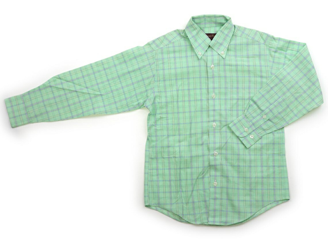 ブルックスブラザーズ Brooks Brothers シャツ・ブラウス 120 男の子 グリーン・チェック 子供服 ベビー服 キッズ アウトレット ユーズド 【中古】キッズ・ベビー・マタニティ