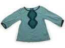 アナスイ ANNA SUI Tシャツ・カットソー 120 女の子 グリーン 子供服 ベビー服 キッズ アウトレット ユーズド 【中古】キッズ・ベビー・マタニティ