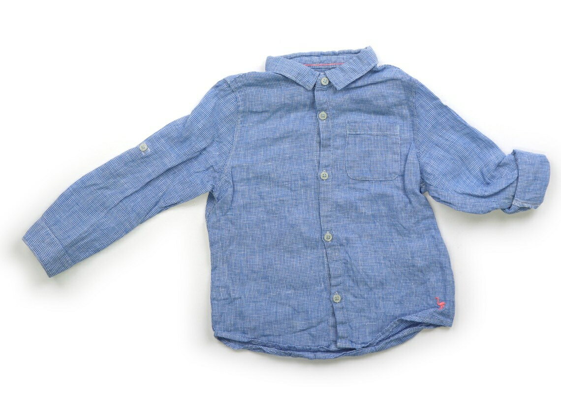 ザラ ZARA シャツ・ブラウス 95 男の子 ブルーギンガムチェック 子供服 ベビー服 キッズ アウトレット ..