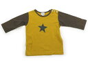 アニエスベー agnes.b Tシャツ・カットソー 90 男の子 マスタード・グレー 子供服 ベビー服 キッズ アウトレット ユーズド 【中古】キッズ・ベビー・...