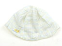 ミキハウス miki HOUSE 帽子 Hat/Cap 男の子 オフホワイト 黄色 水色 チェック 子供服 ベビー服 キッズ アウトレット ユーズド 【中古】キ...