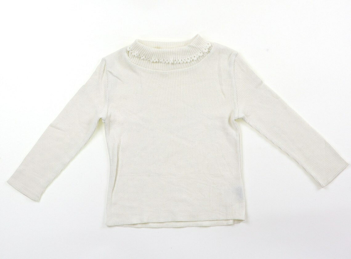 コムサフォセット COMME CA FOSSETTE ニット・セーター 100 女の子 ホワイト 子供服 ベビー服 キッズ アウトレット ユーズド 【中古】キッズ・ベビー・マタニティ