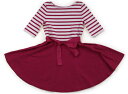 ポロラルフローレン POLO RALPH LAUREN ワンピース 120 女の子 マゼンタ オフホワイト ボーダー 子供服 ベビー服 キッズ アウトレット ユーズド 【中古】キッズ・ベビー・マタニティ(4)