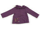 ネクスト NEXT Tシャツ・カットソー 80 女の子 パープル、ネズミ 子供服 ベビー服 キッズ アウトレット ユーズド 【中古】キッズ・ベビー・マタニティ