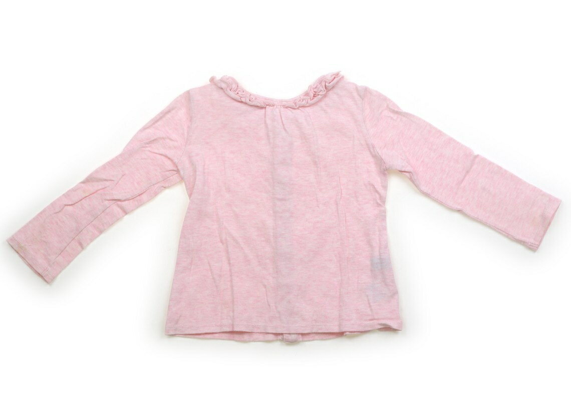 コムサイズム COMME CA ISM Tシャツ・カットソー 100 女の子 ピンク、フリル 子供服 ベビー服 キッズ アウトレット ユーズド 【中古】キッズ・ベビー・マタニティ