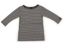アナスイ ANNA SUI Tシャツ・カットソー 130 女の子 グレー、ボーダー、マルチカラー 子供服 ベビー服 キッズ アウトレット ユーズド 【中古】キッ...