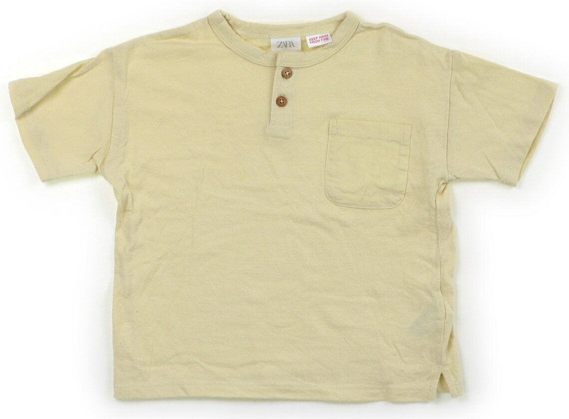 ザラ ZARA Tシャツ・カットソー 95 女の子 ライトイエロー 子供服 ベビー服 キッズ アウトレット ユーズド 【中古】キッズ・ベビー・マタニティ