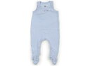 プチバトー PETIT BATEAU ベビーオーバーオール 70 男の子 水色 子供服 ベビー服 キッズ アウトレット ユーズド 【中古】キッズ・ベビー・マタニ...