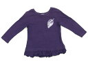 ハッカ HAKKA Tシャツ・カットソー 80 女の子 パープル 子供服 ベビー服 キッズ アウトレット ユーズド 【中古】キッズ・ベビー・マタニティ(4)
