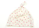ミキハウス miki HOUSE 帽子 Hat/Cap 女の子 アイボリー ピンク 花柄 ドット 子供服 ベビー服 キッズ アウトレット ユーズド 【中古】キッ...