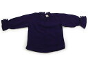 プティマイン petit main シャツ・ブラウス 100 女の子 紺 子供服 ベビー服 キッズ アウトレット ユーズド 【中古】キッズ・ベビー・マタニティ