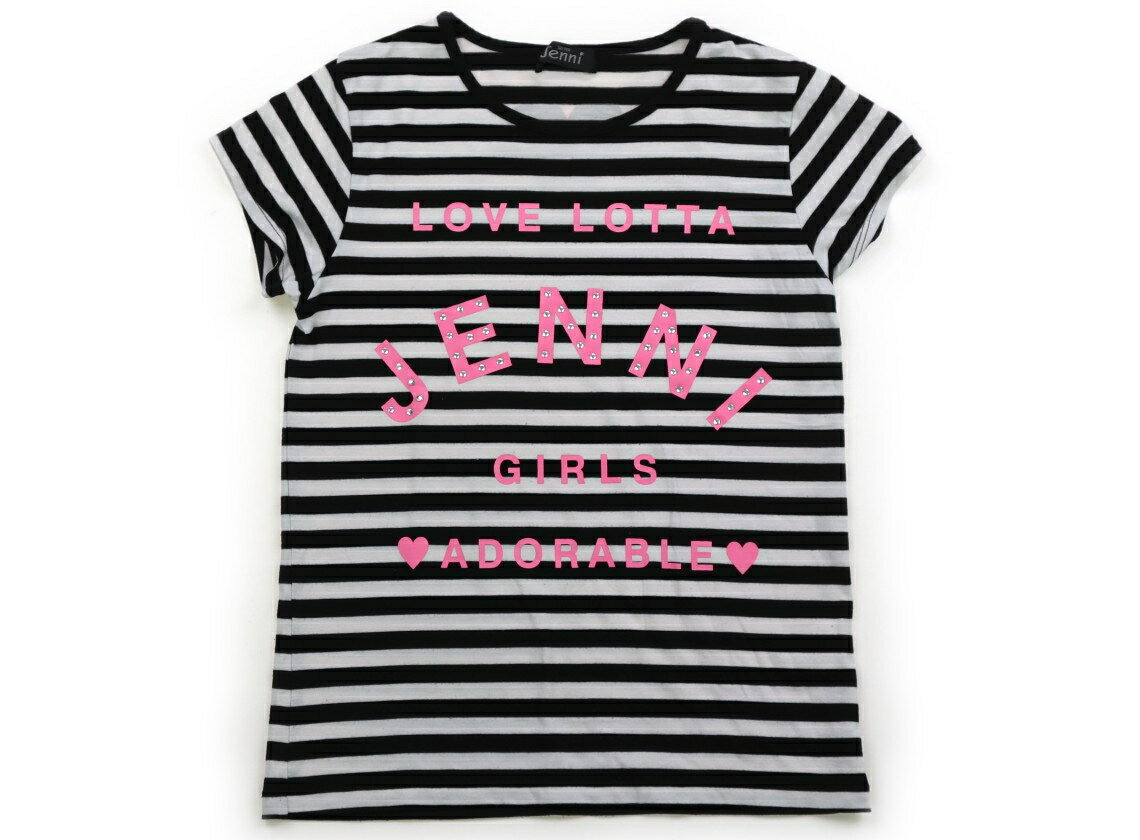 　ブランド 　JENNI(ジェニィ) 　カテゴリー 　Tシャツ・カットソー 　サイズ 　150サイズ 　色 　白、黒、ピンク 　状態 　★★★ 　記名 　なし 　ジャンル 　Girl 毛羽立ちが見られますがまだまだ普段着として活躍してくれそうです。 ＊【状態】【サイズ】に関しての詳しい説明はこちら