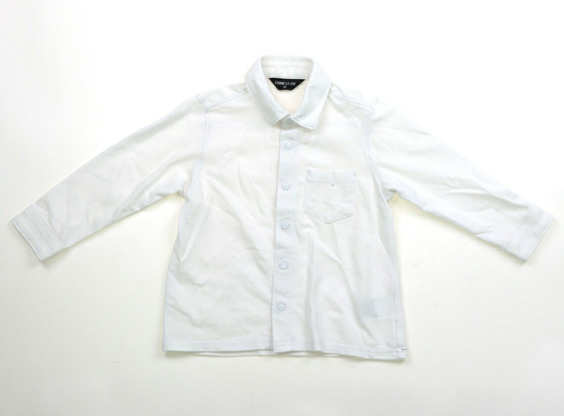 コムサイズム COMME CA ISM シャツ・ブラウス 90 男の子 白 子供服 ベビー服 キッズ アウトレット ユーズド 【中古】キッズ・ベビー・マタニティ
