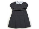 サヱグサ SAYEGUSA フォーマルウェア 95 女の子 チャコール・ブラックベロア・オフ 子供服 ベビー服 キッズ アウトレット ユーズド 【中古】キッズ・...