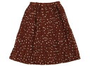 ブリーズ BREEZE スカート 120 女の子 ブラウン、クリーム 子供服 ベビー服 キッズ アウトレット ユーズド 【中古】キッズ・ベビー・マタニティ