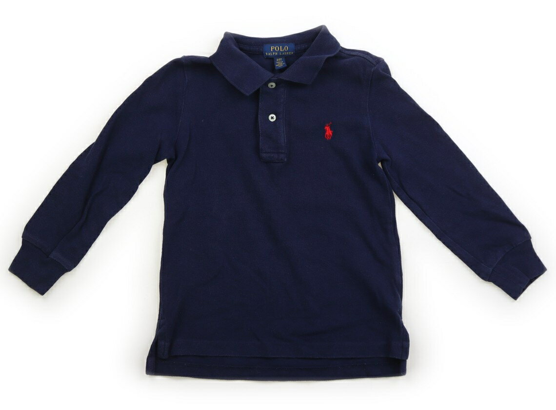 ポロラルフローレン POLO RALPH LAUREN ポロシャツ 100 男の子 ネイビー・レッド刺繍 子供服 ベビー服 キッズ アウトレット ユーズド 【中古】キッズ・ベビー・マタニティ