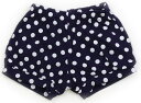 べべ BeBe ショートパンツ 80 女の子 ネイビー・ホワイトドット 子供服 ベビー服 キッズ アウトレット ユーズド 【中古】キッズ・ベビー・マタニティ(4)