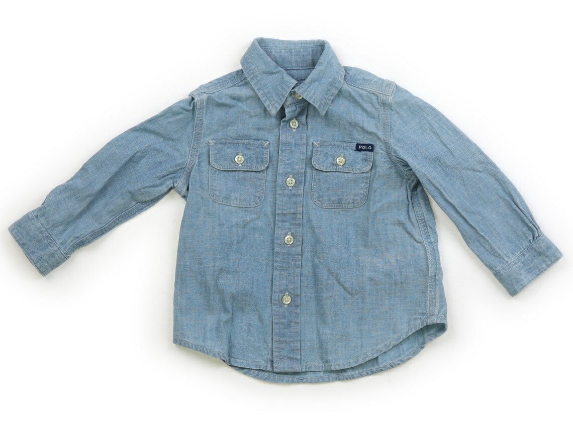 ポロラルフローレン POLO RALPH LAUREN シャツ・ブラウス 70 男の子 水色 子供服 ベビー服 キッズ アウトレット ユーズド 【中古】キッズ・ベビー・マタニティ