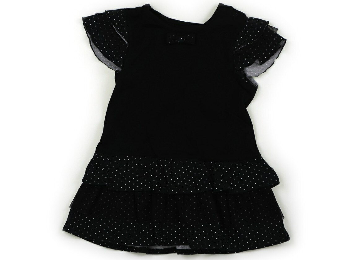 Rakuten - コムサフォセット COMME CA FOSSETTE ワンピース 100 女の子 ドット柄ブラック 子供服 ベビー服 キッズ アウトレット ユーズド 【中古】キッズ・ベビー・マタニティ