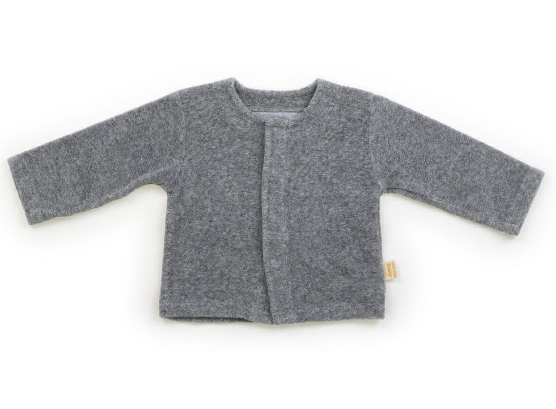 エンジェリーベ Angeliebe カーディガン 60 男の子 グレー 子供服 ベビー服 キッズ アウトレット ユーズド 【中古】キッズ・ベビー・マタニティ