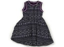 アナスイ ANNA SUI ジャンパースカート 110 女の子 パープルチェック・刺しゅう 子供服 ベビー服 キッズ アウトレット ユーズド 【中古】キッズ・ベ...